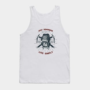 Travel Far & Wide, Live Simply Tank Top